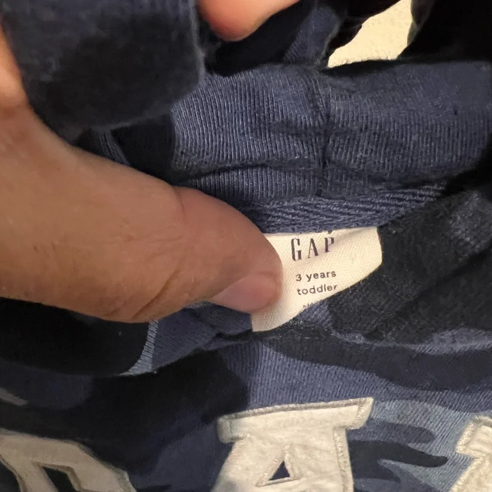 Gap Blue Camo‎ Sweatshirt 3T